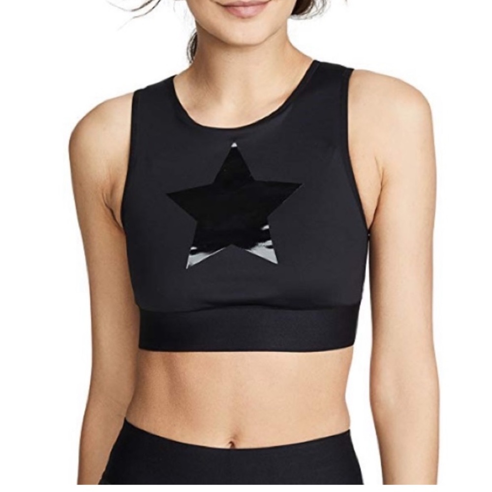 ultracor Black Star Cropped Athletic Tank